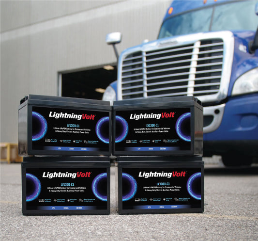 LightiningVolt Lithium Ion 12V Heavy Truck and Commercial Vehicle Battery